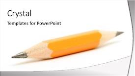  Presentation with mocktails and cocktail both - Amazing presentation design having pencil sharpened on both ends backdrop and a  colored foreground