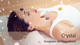  Presentation with being a single woman - Audience pleasing slide deck consisting of pendulum - snow against woman being hypnotized backdrop and a coral colored foreground