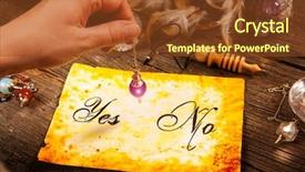  Presentation with yes - Presentation enhanced with pendulum tool for dowsing background and a tawny brown colored foreground
