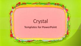  Presentation with torn paper - Cool new presentation with penetration - colorful torn paper background backdrop and a coral colored foreground