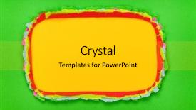  Presentation with god torn paper - Slides consisting of penetration - colorful torn paper background background and a light gray colored foreground