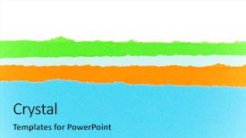  Presentation with torn paper collection of old - Audience pleasing PPT theme consisting of penetration - colorful torn paper background backdrop and a  colored foreground