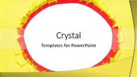  Presentation with god torn paper - Slides featuring penetration - colorful torn paper background background and a sky blue colored foreground