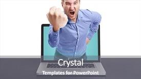  Presentation with white gold picture of wedding - Slide set having penetration - funny picture of screaming displeased background and a gray colored foreground