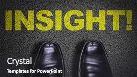  Presentation with shoes - Slide deck enhanced with penetration - top view of business shoes background and a dark gray colored foreground