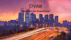  Presentation with philadelphia - PPT layouts featuring pennsylvania usa skyline and interstate background and a  colored foreground