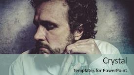  Presentation with saving - Slides with sensual woman lies on a bed and looks at black burning candles background and a tawny brown colored foreground