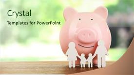  Presentation with piggy bank is evil - Cool new PPT layouts with penny stock - piggy bank style money box backdrop and a soft green colored foreground