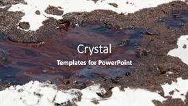  Presentation with june - Slides enhanced with pensacola-beach-june-23-oil background and a dark gray colored foreground