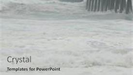  Presentation with hurricane - Cool new PPT theme with pensacola-beach-september-11-people backdrop and a light gray colored foreground