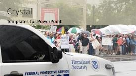  Presentation with highschool - Colorful slides enhanced with pensacola-fl-september-17-protesters backdrop and a soft green colored foreground