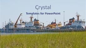  Presentation with oil spill - Amazing slide deck having pensacola-may-23-coast-guard backdrop and a sky blue colored foreground