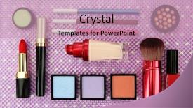  Presentation with cosmetics - Cool new slides with marvel - dreamy misty landscape majestic mountain backdrop and a gray colored foreground