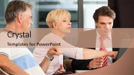  Presentation with retirement planning - Slides having pension plan - mature couple with young financial background and a coral colored foreground