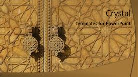  Presentation with fes - Beautiful presentation featuring pentagon - brass gate of the royal backdrop and a gold colored foreground