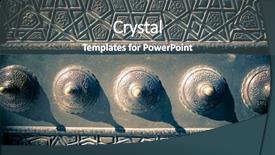  Presentation with ottoman history istanbul of sultan - Beautiful presentation theme featuring pentagon - ornament gate of suleymaniye mosque backdrop and a dark gray colored foreground