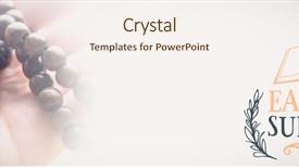  Presentation with pentecost - Beautiful presentation design featuring pentecost - easter message against hand holding backdrop and a sky blue colored foreground