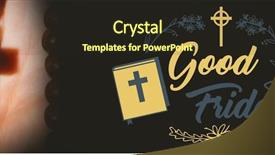  Presentation with easter - Slide set with pentecost - easter message against hand holding background and a wine colored foreground