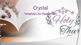  Presentation with pentecost - PPT theme with pentecost - easter message against rosary beads background and a sky blue colored foreground