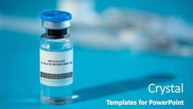  Presentation with medications - Presentation theme featuring pentetate-calcium-trisodium-medications background and a teal colored foreground