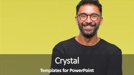  Presentation with elegant man in glasses optics - PPT theme consisting of people - adult hispanic man wearing glasses background and a dark gray colored foreground