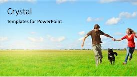  Presentation with lovers - Beautiful presentation theme featuring pediatric - close-up portrait of a sweet backdrop and a lemonade colored foreground