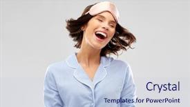  Presentation with people concept surgeon in mask - Audience pleasing PPT layouts consisting of people and bedtime concept - happy backdrop and a lemonade colored foreground