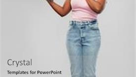  Presentation with african people - Audience pleasing PPT theme consisting of people-and-communication-concept-african backdrop and a light gray colored foreground