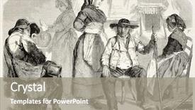  Presentation with journal - Presentation enhanced with people and costumes in auvergne france by unidentified author published on l'illustration journal universel paris 1858 background and a gray colored foreground