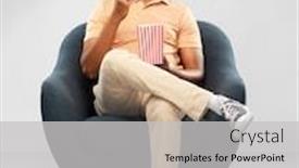  Presentation with young happy people smiling - Colorful presentation enhanced with people-and-furniture-concept-happy backdrop and a light gray colored foreground