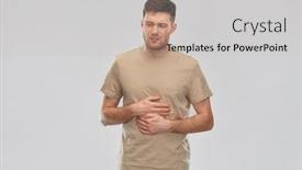  Presentation with wealth people problem - Colorful slides enhanced with people-and-health-problem-concept backdrop and a light gray colored foreground