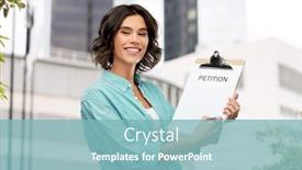  Presentation with legal - Beautiful slide deck featuring people-and-legal-concept-portrait backdrop and a light blue colored foreground