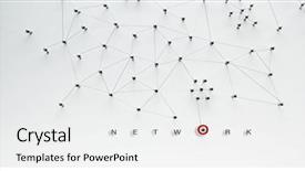  Presentation with machines - Audience pleasing presentation consisting of people and machines networking internet backdrop and a white colored foreground