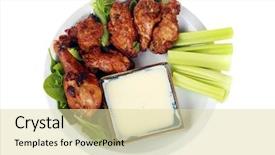  Presentation with blue cheese - Colorful PPT theme enhanced with people around the world backdrop and a blonde colored foreground