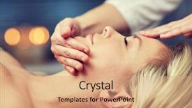  Presentation with young healthy people - Cool new theme with lifestyle and relaxation concept - close backdrop and a coral colored foreground