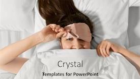  Presentation with people concept surgeon in mask - Presentation consisting of people-bedtime-and-rest-concept background and a light gray colored foreground