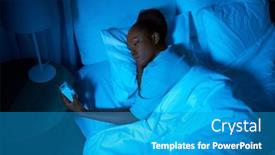  Presentation with african people boxing - Slide deck consisting of people-bedtime-and-rest-concept background and a teal colored foreground