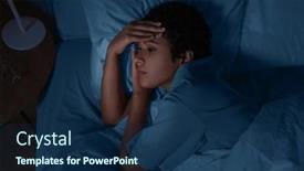  Presentation with african people - Audience pleasing slide deck consisting of people-bedtime-and-rest-concept backdrop and a navy blue colored foreground