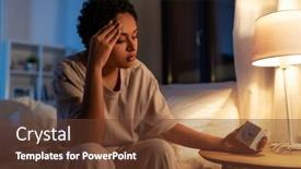  Presentation with african people - Audience pleasing slide set consisting of people-bedtime-and-rest-concept backdrop and a tawny brown colored foreground