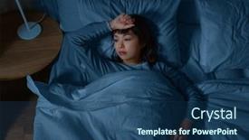  Presentation with rest - Presentation having people-bedtime-and-rest-concept background and a ocean colored foreground