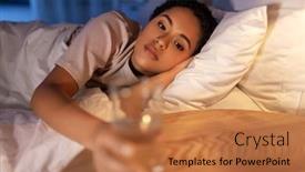  Presentation with african people - Colorful PPT theme enhanced with people-bedtime-and-thirst-concept backdrop and a coral colored foreground