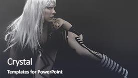  Presentation with abstract beautiful black pink glitter - PPT theme featuring people bondage - fitness beautiful woman naked background and a dark gray colored foreground