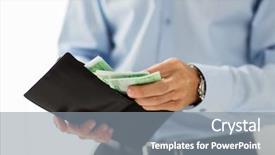  Presentation with joint venture crowdfunding money business - Cool new presentation theme with people business finances and money backdrop and a gray colored foreground