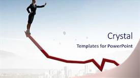  Presentation with media - Amazing slide set having people catch mobilphone - businesswoman catching moment on her backdrop and a  colored foreground