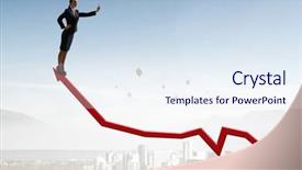  Presentation with media - Audience pleasing slides consisting of people catch mobilphone - businesswoman catching moment on her backdrop and a  colored foreground