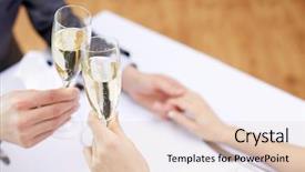  Presentation with people concept surgeon in mask - Cool new PPT layouts with people celebration and holiday concept backdrop and a lemonade colored foreground