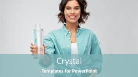  Presentation with reusable - Presentation consisting of people-concept-portrait-of-happy background and a light blue colored foreground