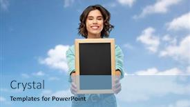  Presentation with black people - Presentation design enhanced with people-concept-portrait-of-happy background and a light blue colored foreground
