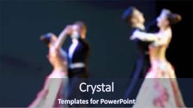  Presentation with waltz - Audience pleasing slides consisting of people dancing the waltz backdrop and a navy blue colored foreground