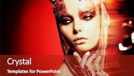  Presentation with golden light - Colorful slide set enhanced with people diffus - art project beautiful woman backdrop and a crimson colored foreground